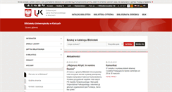 Desktop Screenshot of buk.ujk.edu.pl
